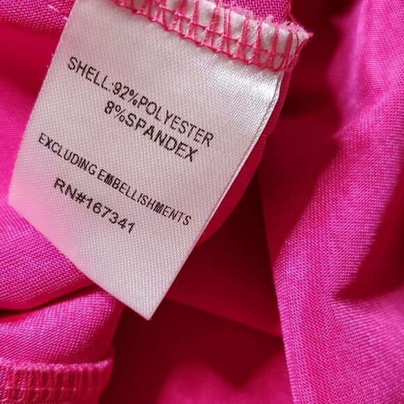 Hello Molly Magnetic Connection Pink Satin Mini Dress - Picture 7 of 9